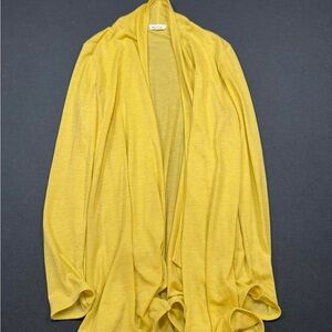 Yellow Open Front Kimono
